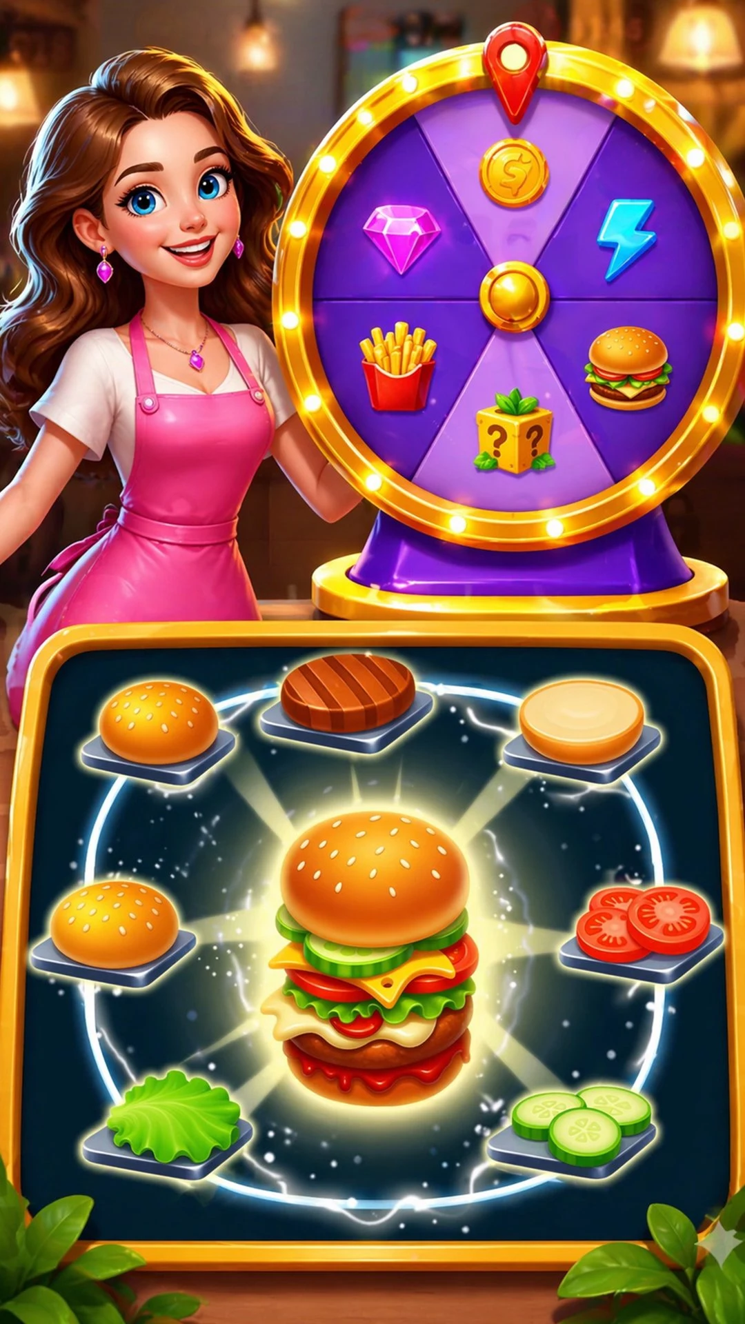 Food Merge - Idle Clicker Game screenshot