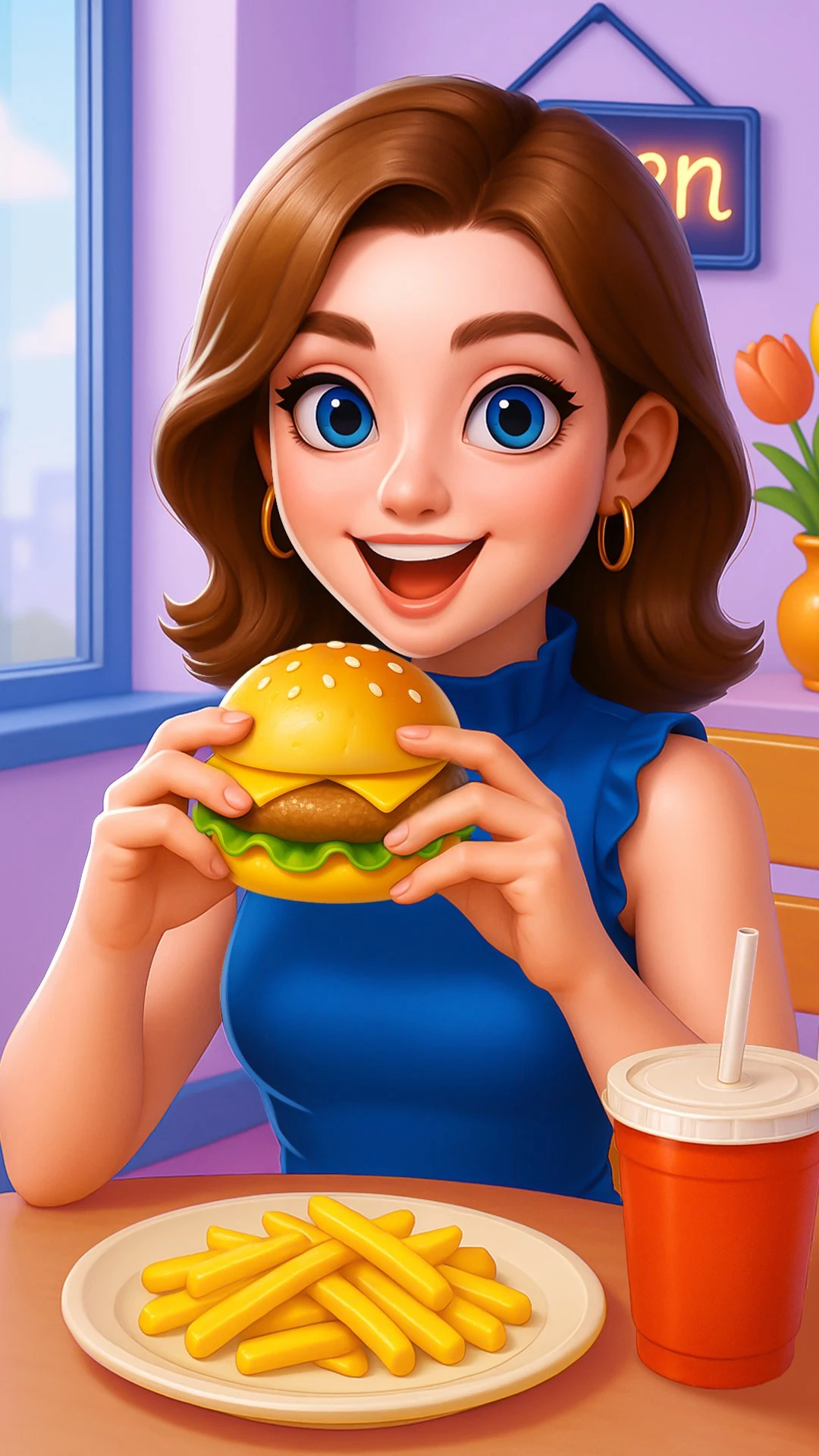 Food Merge - Idle Clicker Game screenshot