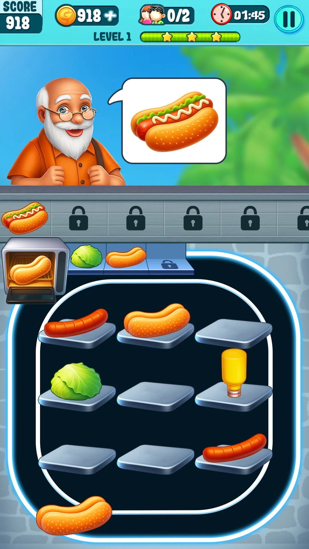 Food Merge - Idle Clicker Game screenshot